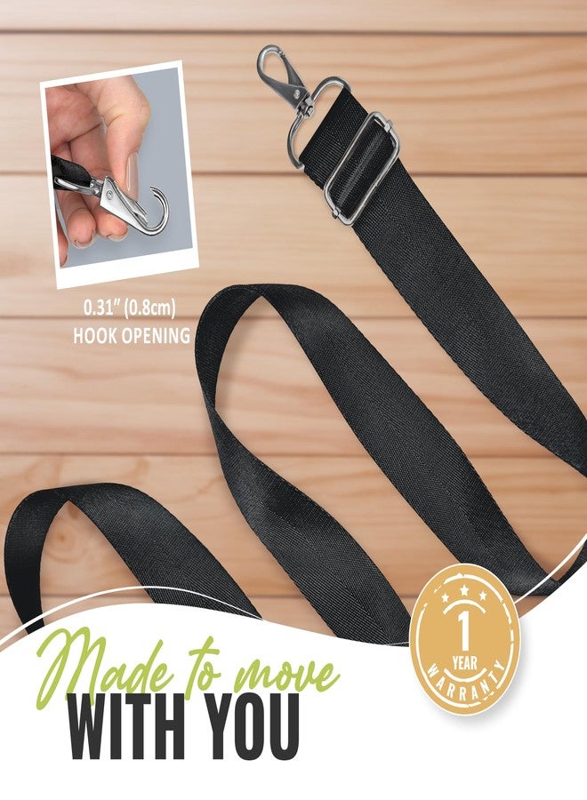 BOACAY Wide Purse Strap Replacement for Crossbody, Messenger, Duffle, Shoulder Bag, Handbag - Universal, Adjustable, Comfortable - 100% Strong Nylon - Image 5