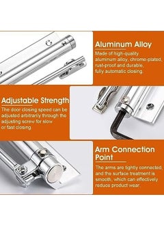 Drofail Drofail Door Load Door Closer Automatically Door Closer Adjustable Spring Automatically Adjustable Spring Steel  - Image 5