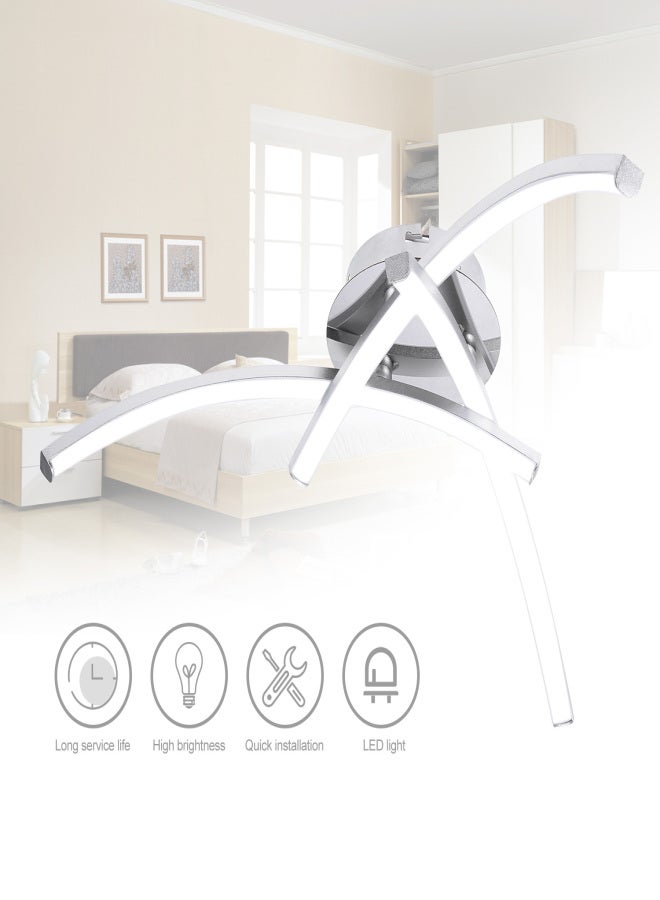 Generic 3 Branches L-ED Light White 18W Ceiling Light Kitchen Living ...