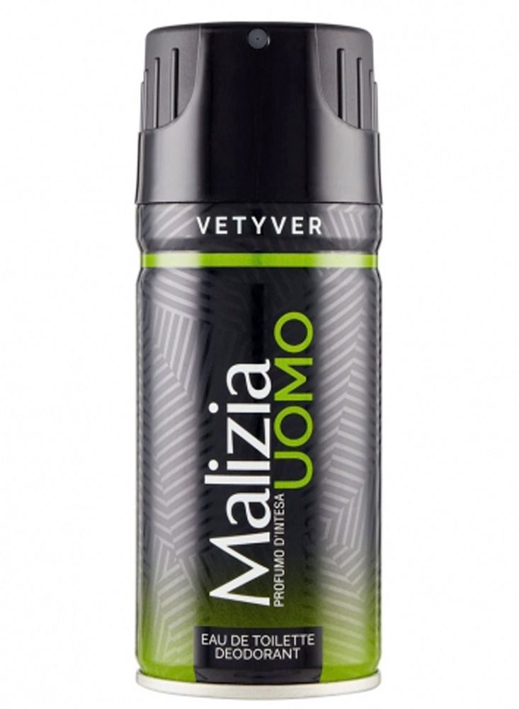 Malizia Uomo Deo Vetyver Body Spray 150 ml (Pack of 3) 3X150ml - Image 2