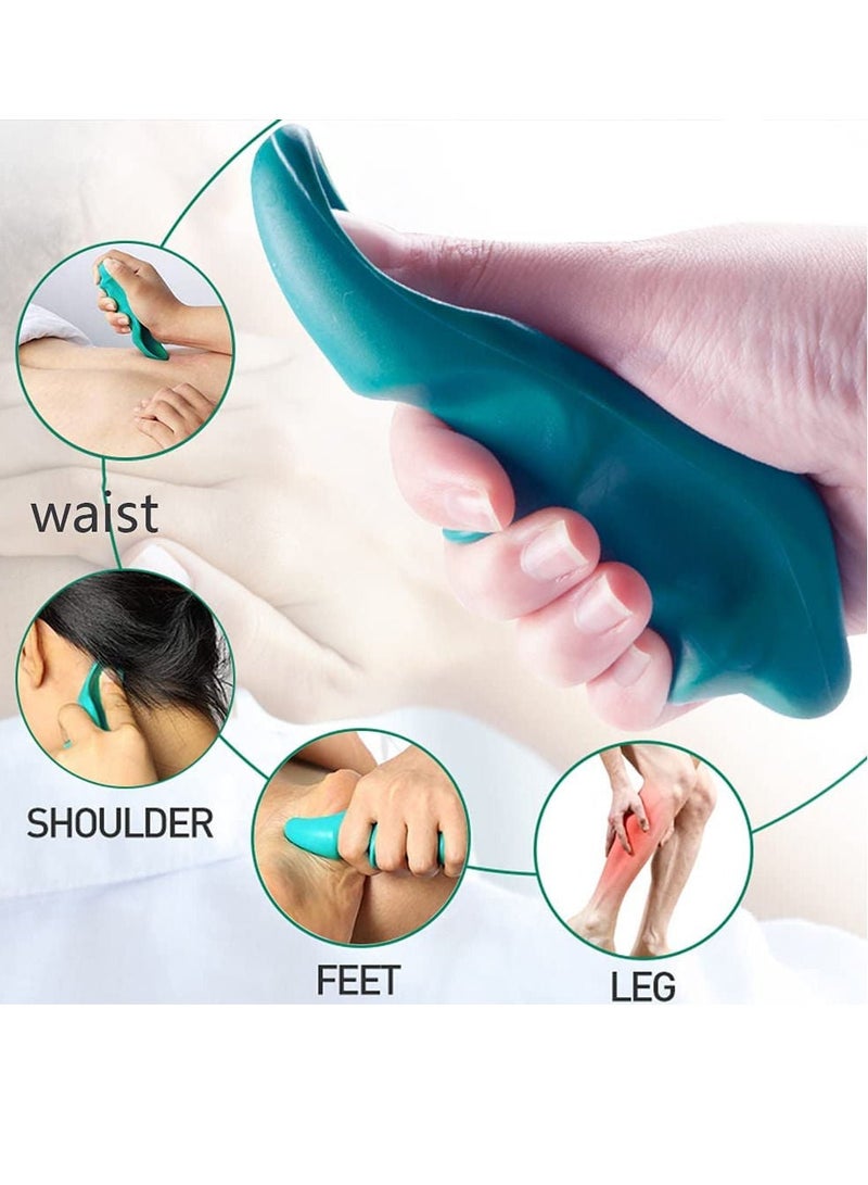 Generic Manual Trigger Point Massage Tool and Thumb Saver for Full Body Relaxation Muscle Deep Tissue Stress Relief Gua Sha  - Image 4