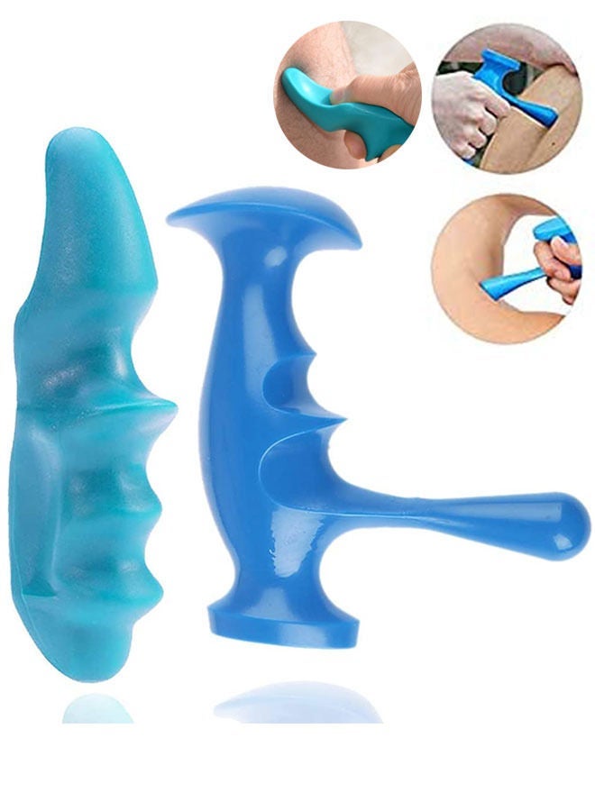 Generic Manual Trigger Point Massage Tool and Thumb Saver for Full Body Relaxation Muscle Deep Tissue Stress Relief Gua Sha  - Image 1