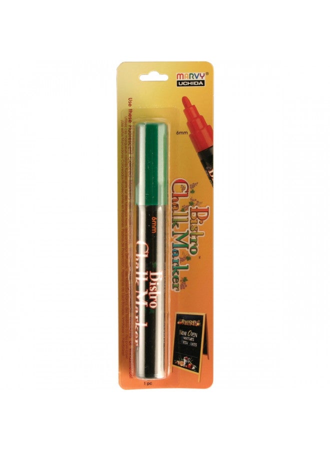 Uchida Marvy Broad Point Tip Regular Bistro Chalk Marker Art Supplies, Green