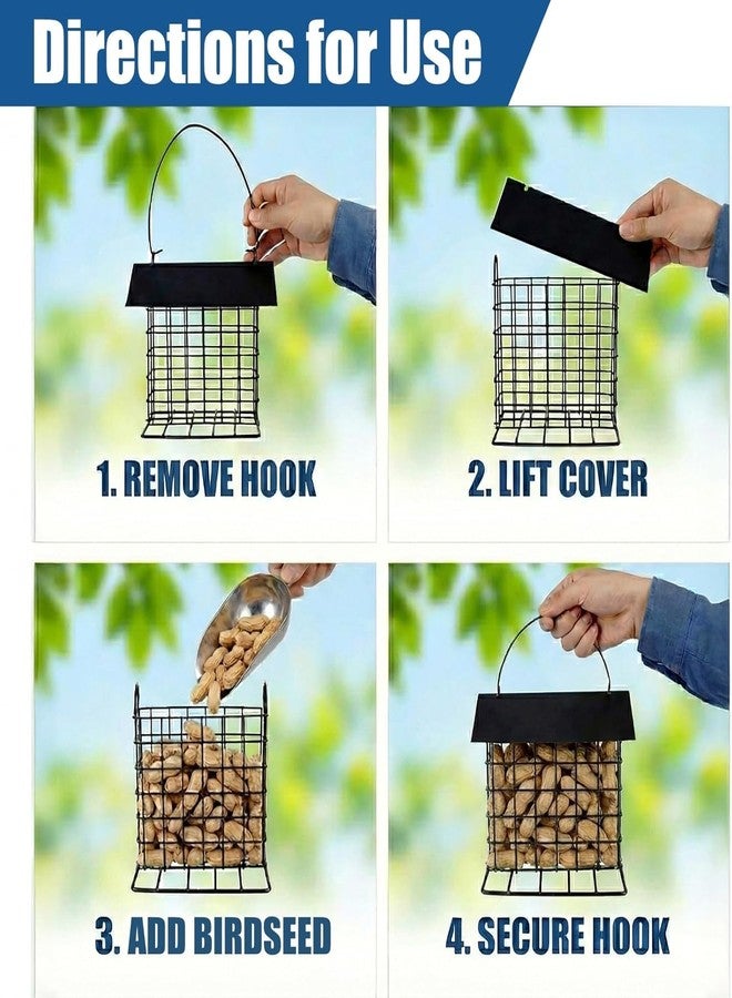 EazziSwitch 1PCS Blue Jay&Crow Peanut Feeder:Bird Nesting Material&Suet Cake Holder - Image 3