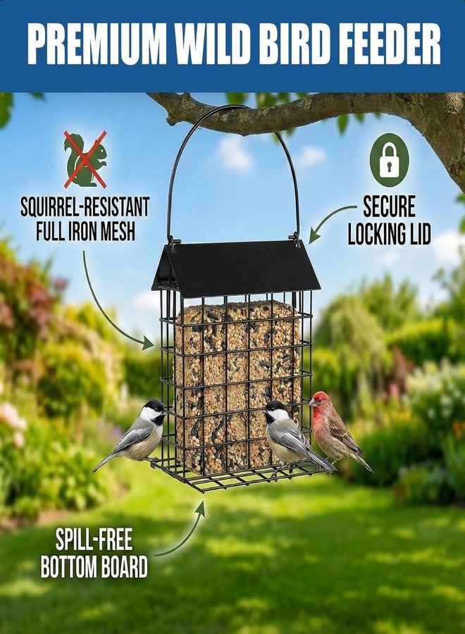 EazziSwitch 1PCS Blue Jay&Crow Peanut Feeder:Bird Nesting Material&Suet Cake Holder - Image 4