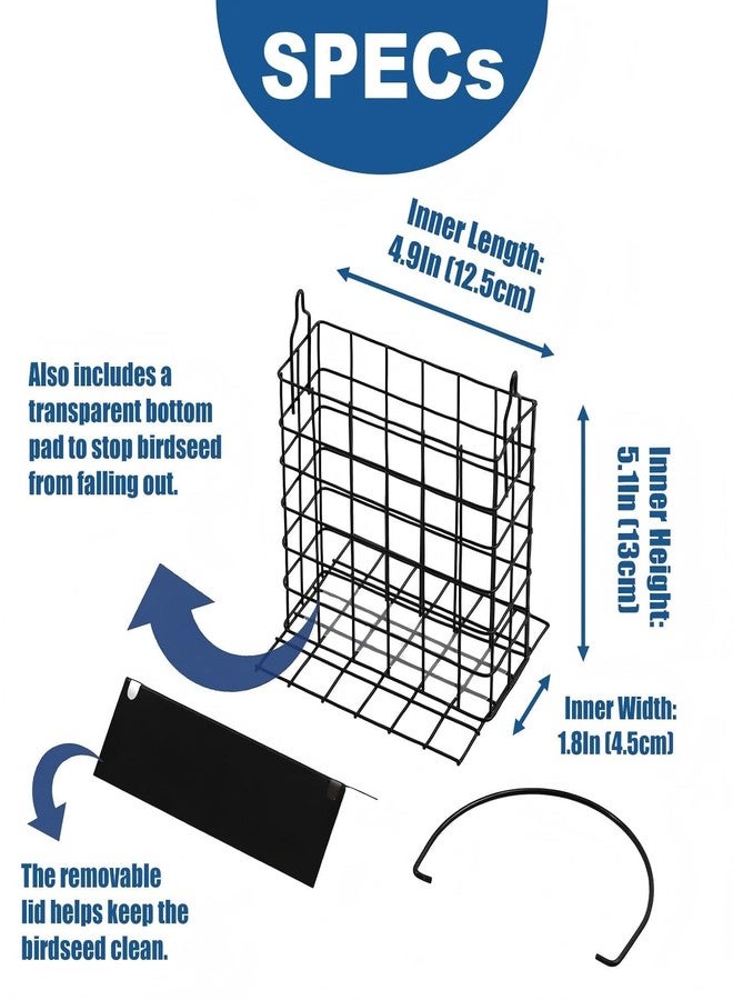 EazziSwitch 1PCS Blue Jay&Crow Peanut Feeder:Bird Nesting Material&Suet Cake Holder - Image 2
