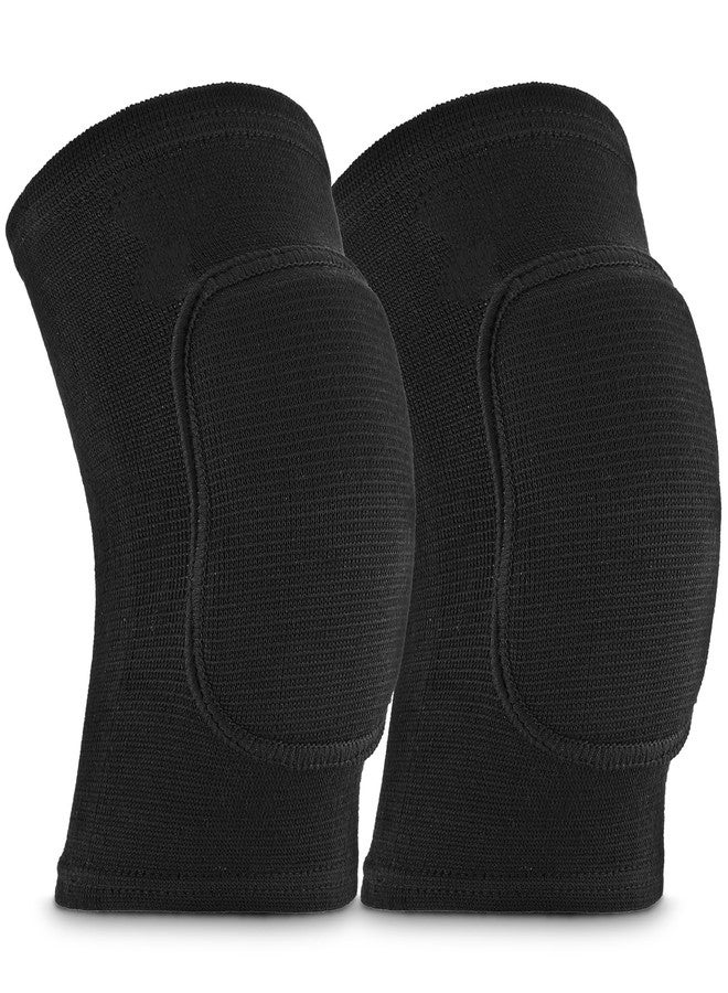 Sibba Compression Elbow Pads Arm Brace Support Fitness Arm Knee Protector Volleyball Basketball Breathable Elbow Wraps for Kids, Men and Women (Full Black, S) - Image 1