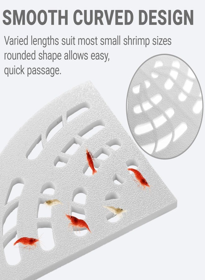 HERPDEN Shrimp Cave 2-Pack - Space-Saving Fan-Shaped Aquarium Cave Decor with 180° Wide-View Design, Compact Fish Tank Accessories for Cherry/Dwarf Shrimp (White) - Image 4