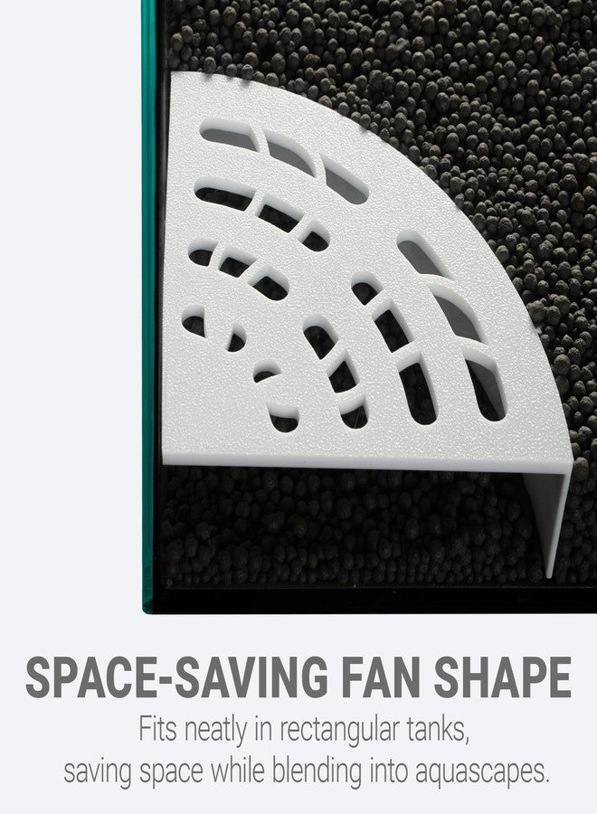 HERPDEN Shrimp Cave 2-Pack - Space-Saving Fan-Shaped Aquarium Cave Decor with 180° Wide-View Design, Compact Fish Tank Accessories for Cherry/Dwarf Shrimp (White) - Image 5