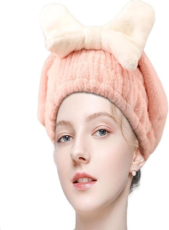 PREZONE Dry Magic Hair Turban Towel Microfiber Hair Wrap Hair Towel Head Twist Cap for Drying, Bath Spa, Shower Hair Drying Bow Towel(Pack of 1) Multicolour - Image 5