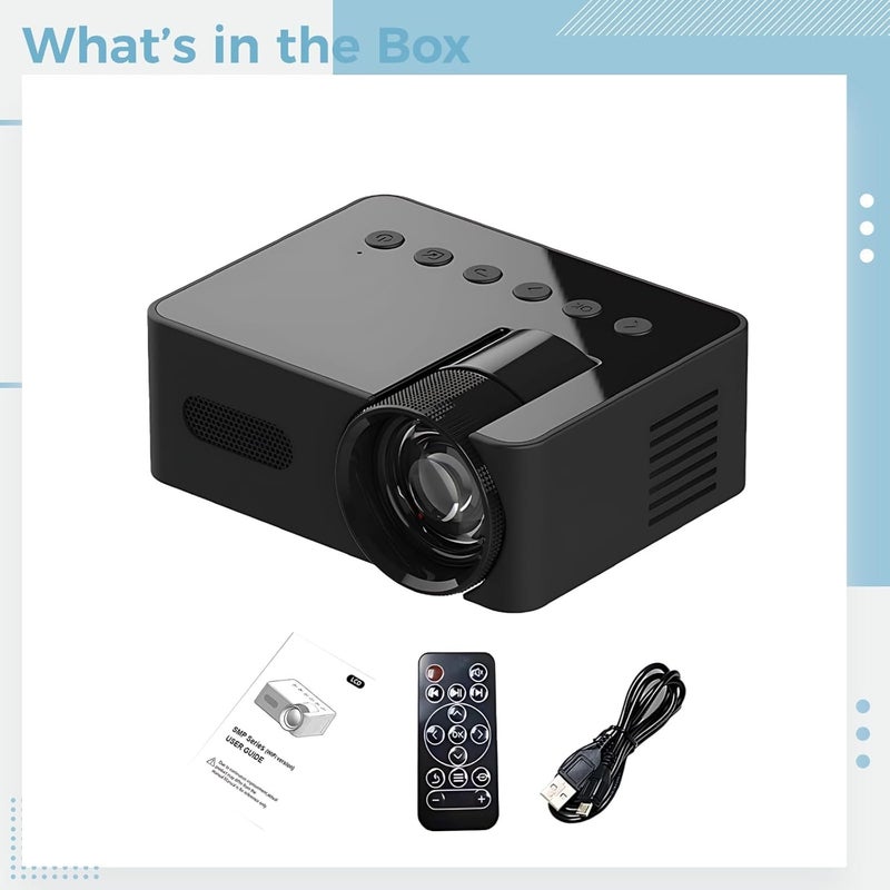Portable Projector with Auto Keystone, Wireless 5.4, Wifi6, Wireless Screen Share, 1.6 X 3.1 X 4 in - Image 5