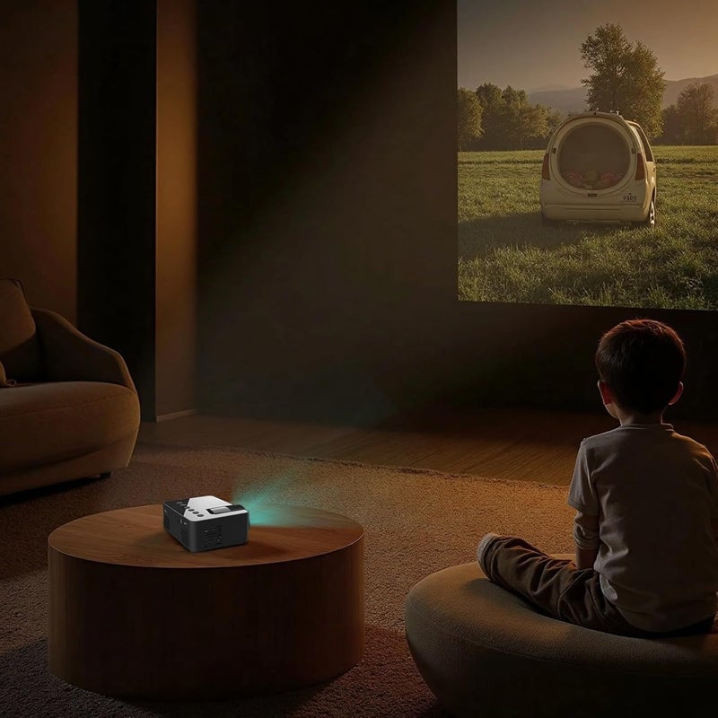 Portable Projector with Auto Keystone, Wireless 5.4, Wifi6, Wireless Screen Share, 1.6 X 3.1 X 4 in - Image 3