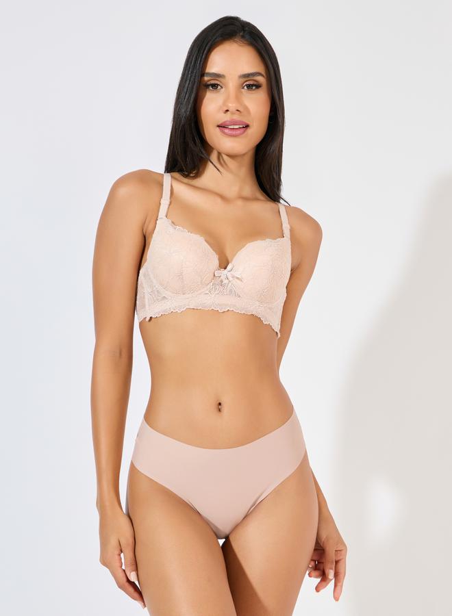 Styli Pack of 2 - Padded Wired All Over Lace T-Shirt Bra - Image 2