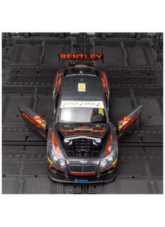 MSZ 1:24 Bentley Continental GT3 Concept Diecast Model Car – Black – Opening Doors, Hood, Lights & Sound  - Image 2