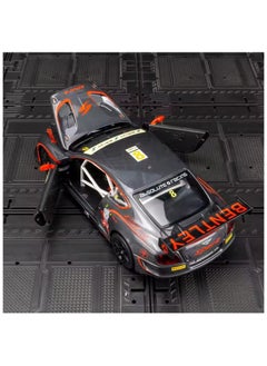 MSZ 1:24 Bentley Continental GT3 Concept Diecast Model Car – Black – Opening Doors, Hood, Lights & Sound  - Image 3