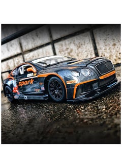 MSZ 1:24 Bentley Continental GT3 Concept Diecast Model Car – Black – Opening Doors, Hood, Lights & Sound  - Image 5