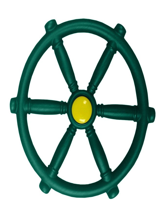 Swing-N-Slide WS 1524 Pirate Ship Wheel with 12 Inch Diameter for Swing Sets, Play Sets & Playhouses, Green - Image 2