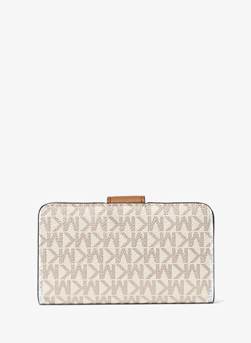 Michael Kors  Mk Pop Charm Medium Tab Trifold Wallet for Women | Best Price UAE