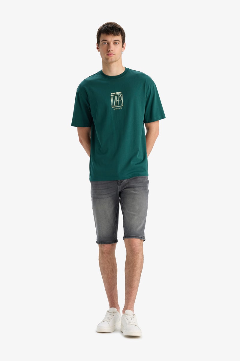 DeFacto Man Regular Fit Jean Jean Bermuda - Image 3