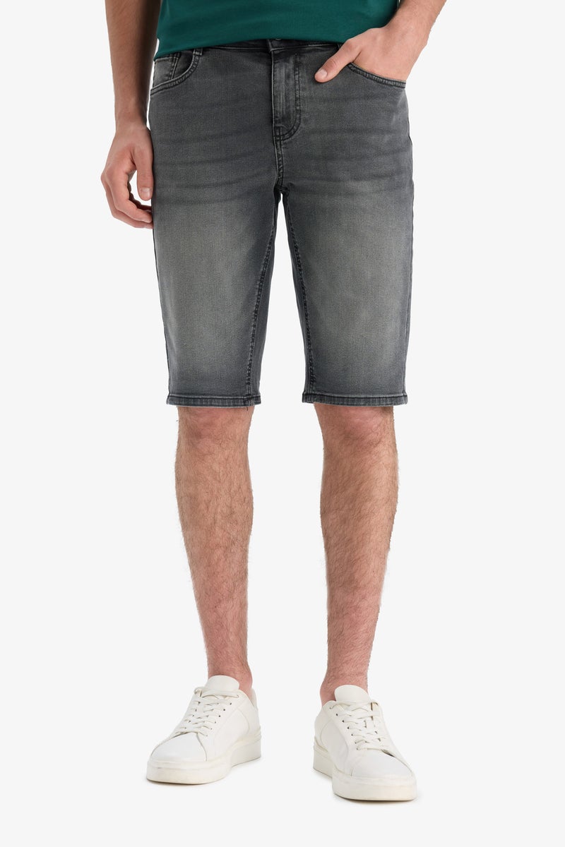 DeFacto Man Regular Fit Jean Jean Bermuda - Image 1