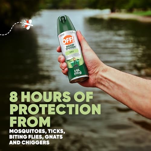 OFF! Deep Woods Insect Repellent Aerosol, Dry, Non-Greasy Formula, Bug Spray with Long Lasting Protection from Mosquitoes, 4 Oz, 2 Count - Image 2