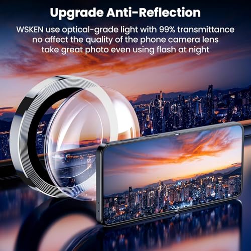 ZARALA Camera Lens Protector Compotible For Oneplus Nord CE4 Lite 5G Silver Camera Ring Camera Lens Protector Alloy Matelic Anti Scratch Camera Ring [Silver] - Image 5