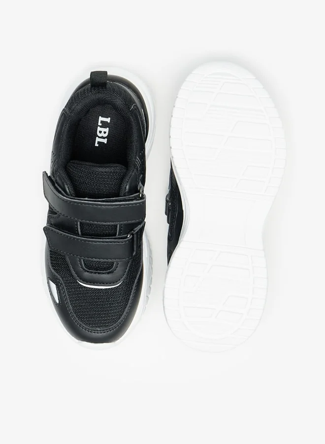LBL by Shoexpress Boy's Paneled Sports Shoes with Hook and Loop Closure