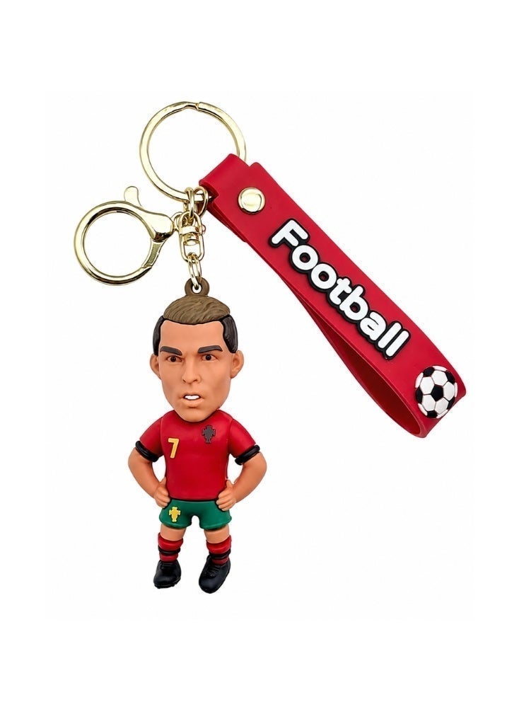 3-Piece Cristiano Ronaldo Football Keychain Fifa Football - Image 4