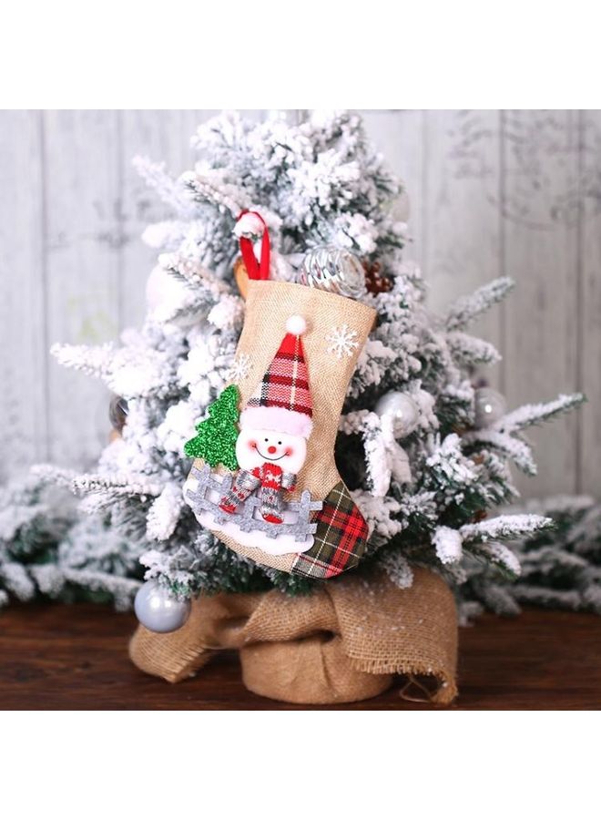 NIBEMINENT 2-Piece Decorations Medium Dolls Socks Gift Bag Multicolour - Image 1