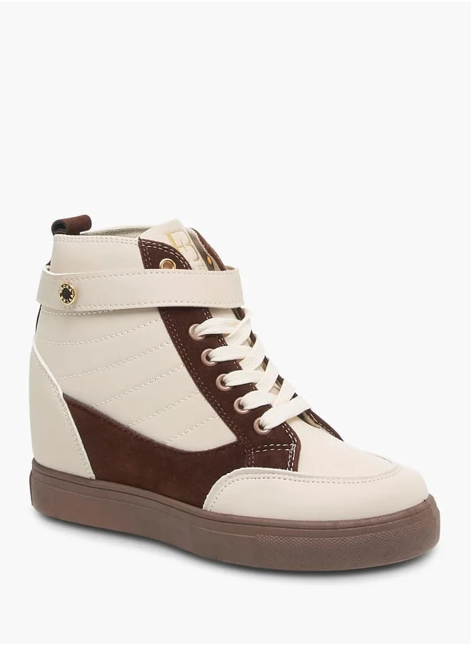 Flora Bella By Shoexpress Women's Pand Sneakers with Hook and Loop Closure