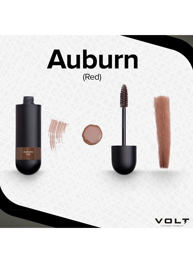 VOLT Grooming Instant Beard Color ECO 2 Pack Refill - Smudge and Water Resistant Quick Drying Brush on Color for Beards, Mustaches, and Eyebrows, Burnt Umber (Deep Dark Brown) - Image 4