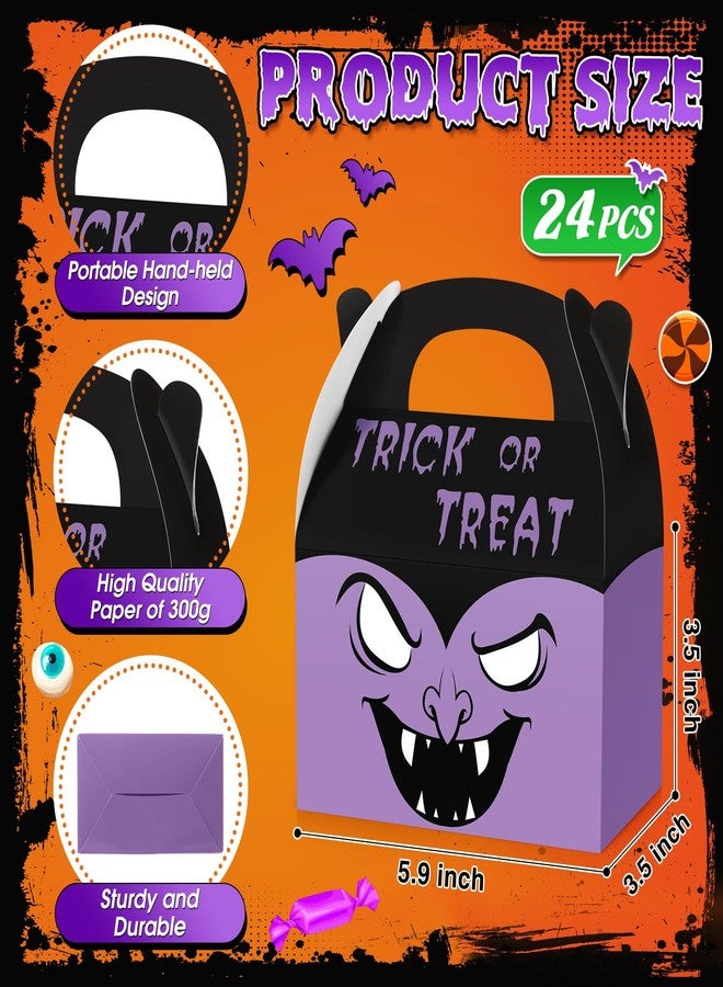 Zhanmai 30 Pcs Halloween Treat Boxes Halloween House Cardboard Goodie Boxes for Trick or Treat Halloween Party Favors Boxes with Handle for Halloween Party Supplies Kids Birthday - Image 4