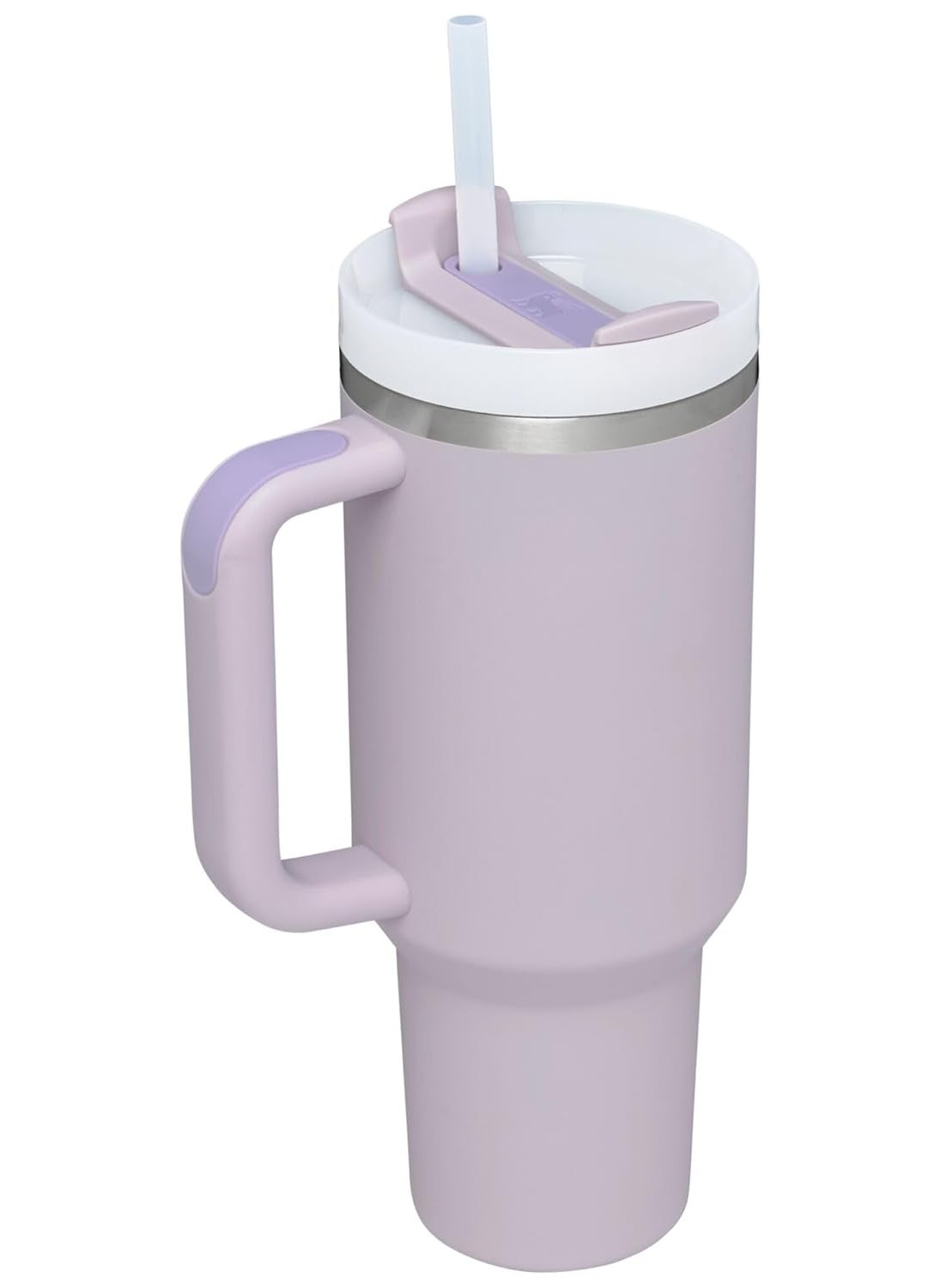 Stanley - Stanley Quencher H2.0 Soft Matte Collection, Stainless Steel Vacuum Insulated Tumbler with Lid and Straw for Iced and Cold Beverages, Orchid Soft Matte, 40 OZ / 1.18 L - Image 1