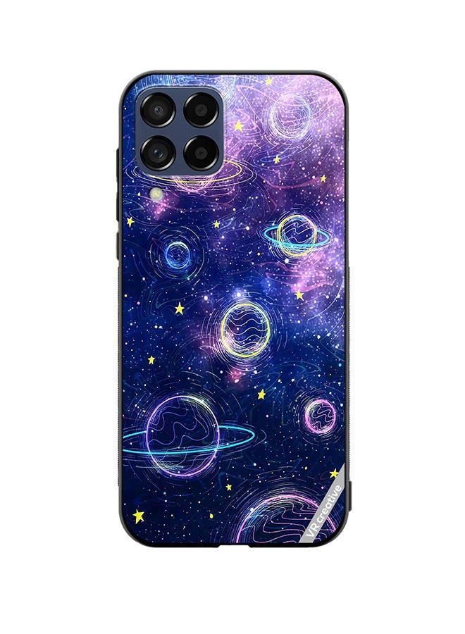 VR CREATIVE Protective Case Cover For Samsung Galaxy M33 Galaxy Design Multicolour - Image 1