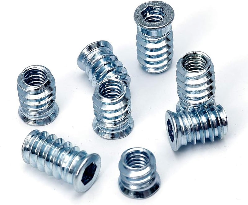 Sprite Science Threaded Insert for Wood 1/4-20 x 10mm 15mm 20mm Screw in Wood Insert Nut Kit 150 Pieces - Image 3
