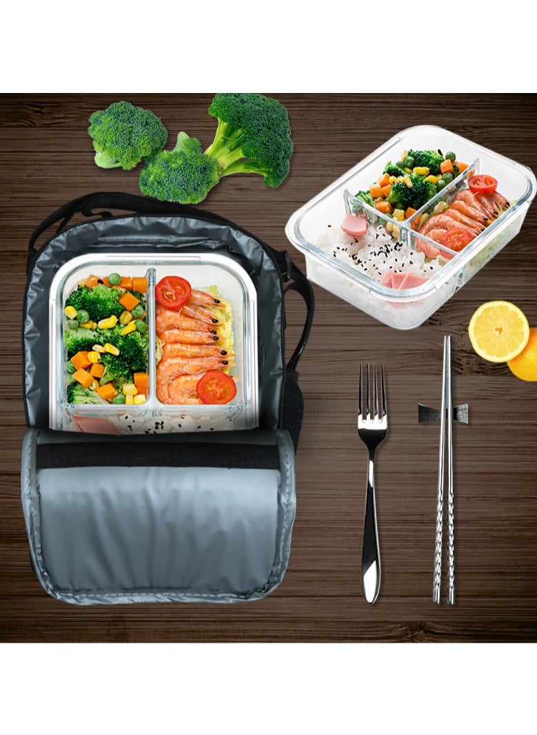 General The Amazing American Circus Lunch Bag, Polyester Insulated Bag, Children's Shoulder Bag, Tote Bag, Insulated Crossbody Bag, Boys & Girls Large Capacity Bento Bag  - Image 2