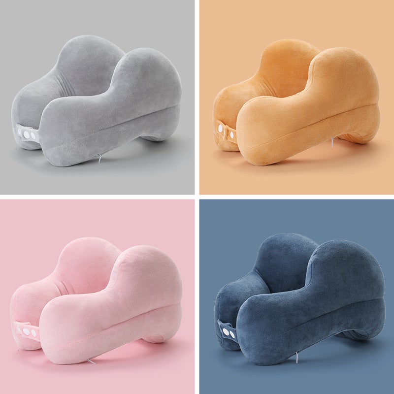 New Cartoon U-Shaped Pillow Neck Support U-Shaped Pillow For Driving, Travel, Portable Office Student Nap Pillow - Image 5