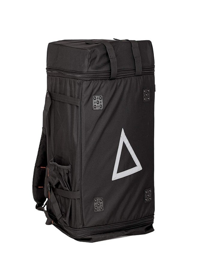 Quaffor E-Commerce/Logistcis/Grocery Food, Vegetables,Juice, Milk, Files, Equipments Backpack Bag (Black) with rain Cover - Image 1
