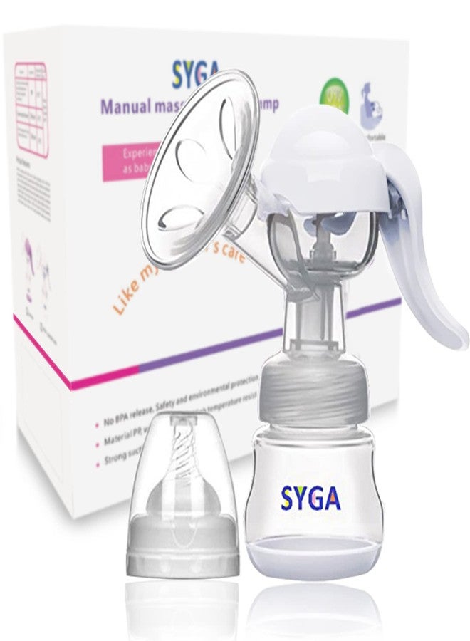 Syga Manual Breast Pump with Lid for Breastfeeding - Image 1
