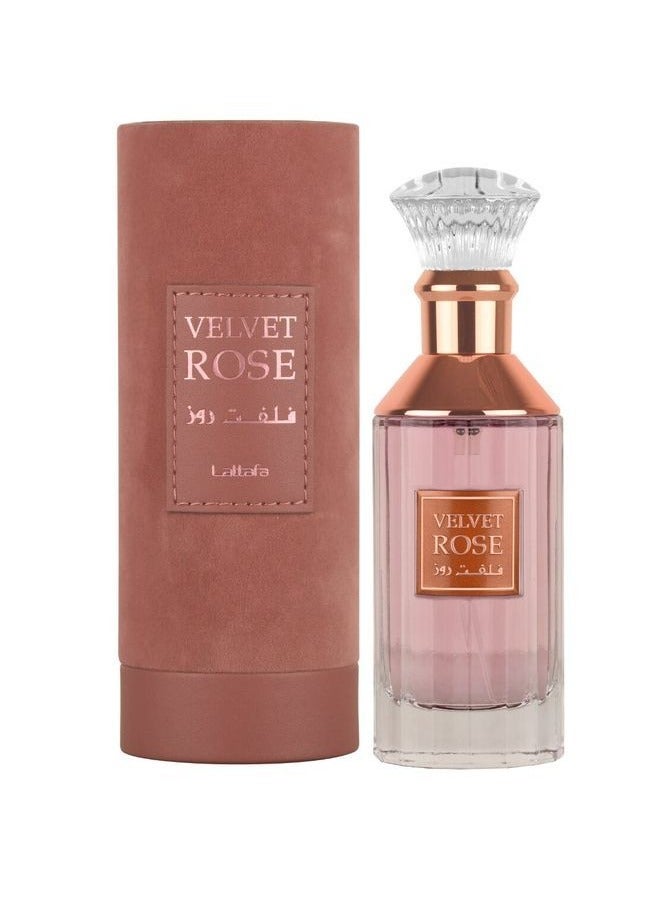Lattafa Velvet Rose by Lattafa for Women Eau de Parfum 100ml - Image 1
