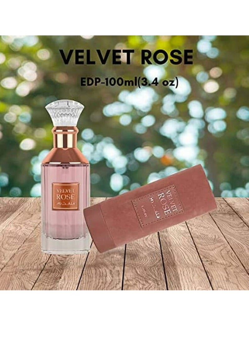 Lattafa Velvet Rose by Lattafa for Women Eau de Parfum 100ml - Image 2