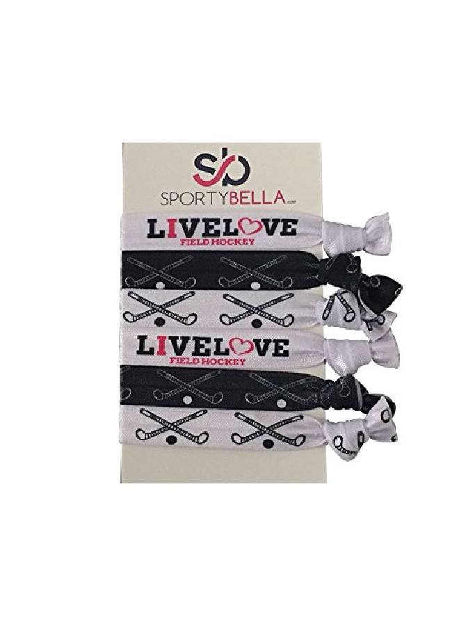 Infinity Collection Field Hockey Hair Accessories Field Hockey Hair Ties No Crease Field Hockey Hair Elastics Set For Girl Field Hockey Players - Image 2