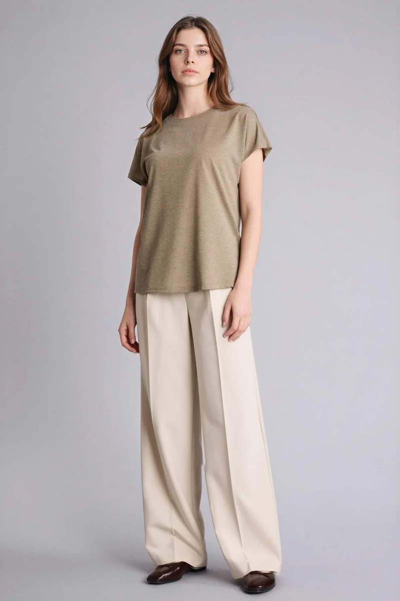 ديفاكتو Crew Neck Short Sleeve T-Shirt