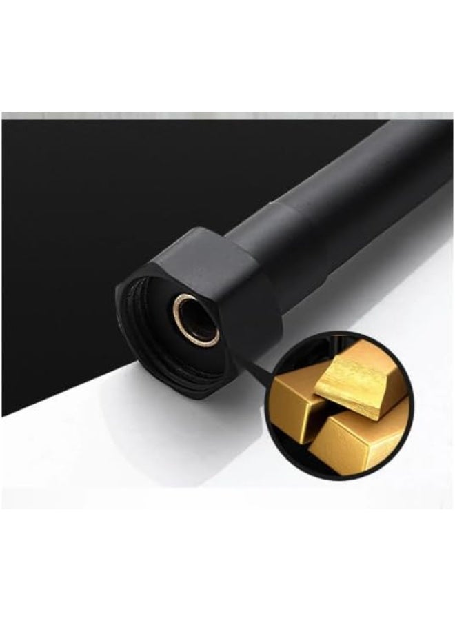 وصلة دش اسود pvcاسود 80 سم اورجينال مناسب لعمود الدش التي تحتوي علي 2شاور/يتم تركيب هذه الوصلة من خلاط الدش الي محول عمود الشاور - Image 2