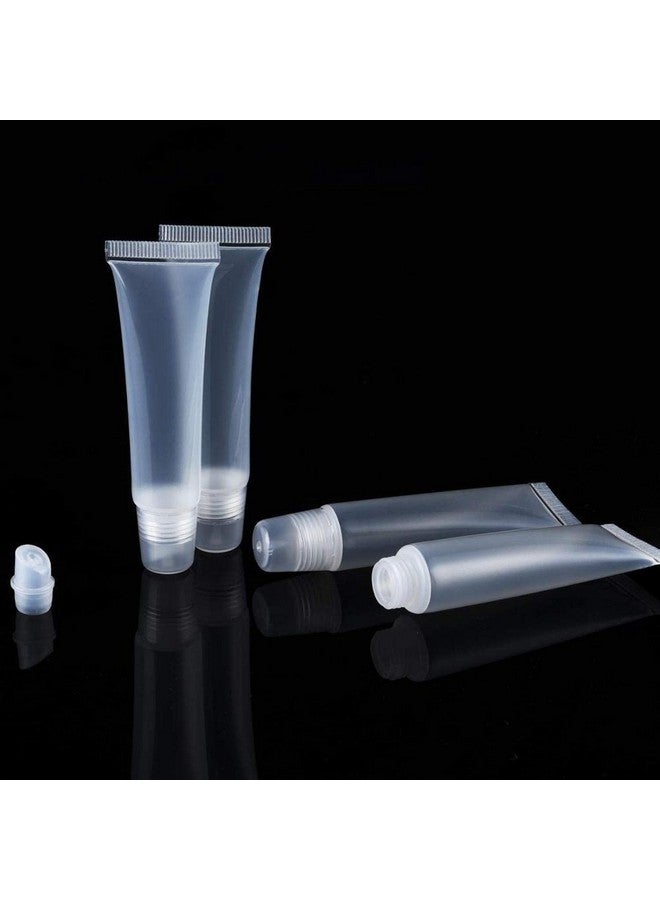 FALADOO 25Pcs 10 Ml Lip Gloss Balm Tubes Refillable Empty Tubes Clear Cosmetic Containers Soft Tube (25Count (Pack Of 1)) - Image 4
