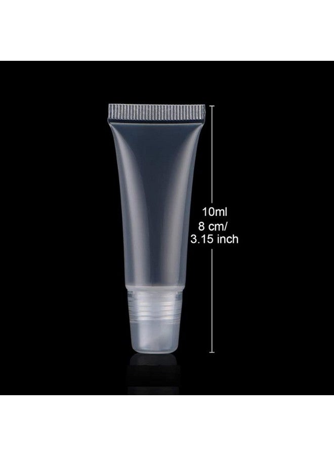 FALADOO 25Pcs 10 Ml Lip Gloss Balm Tubes Refillable Empty Tubes Clear Cosmetic Containers Soft Tube (25Count (Pack Of 1)) - Image 3