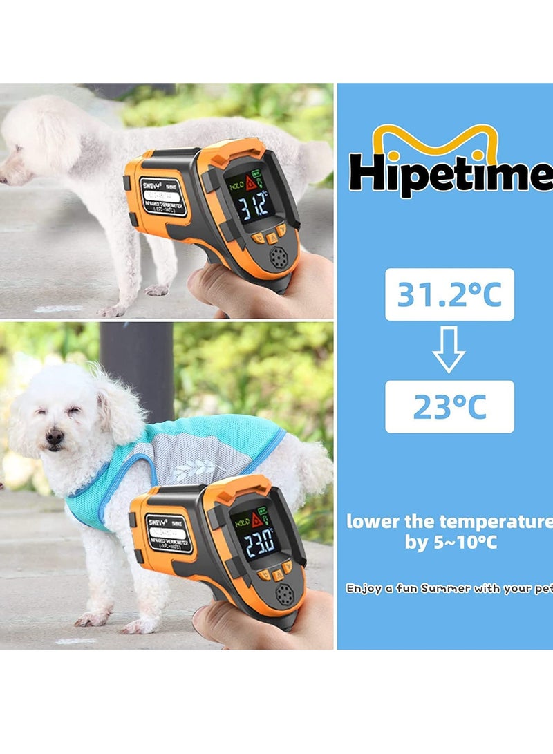 Zikra Dog Cooling Vest Instant T-Shirts for Summer Evaporative Microfiber Sun Protection Jacket Lightweight for Walking, Running High Visibility with Reflective Label Tank Top Sleeveless - Image 2