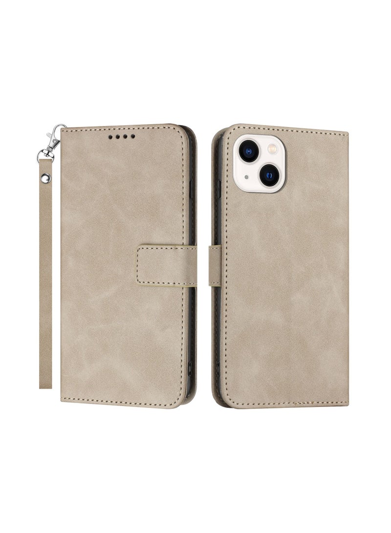 Suteni Flip Cover Leather Protective Hidden Card Slots Phone Case for iPhone - Image 1