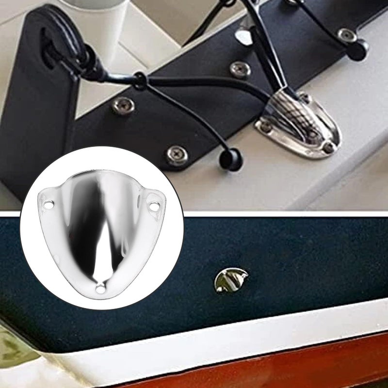 316 Stainless Steel Marine Clampshell Vent Cover 10 Pack 1 77x1 57 Inch For Boat Cable Protection - Image 5