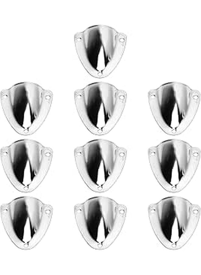 316 Stainless Steel Marine Clampshell Vent Cover 10 Pack 1 77x1 57 Inch For Boat Cable Protection - Image 1